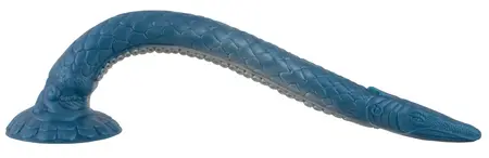Eel силиконово фентъзи дилдо с вендуза, черно, 46 см