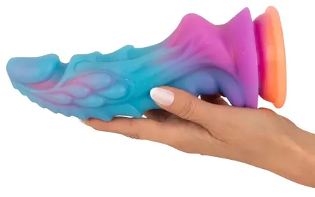 Mystic Dragon силиконово фентъзи дилдо, светещо в тъмното, 21,5 см