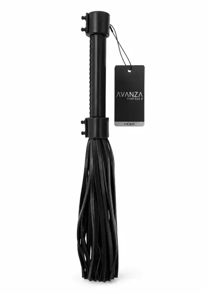 AVANZA VANTAGE 8 Performance Whip Black PU Leather 60cm