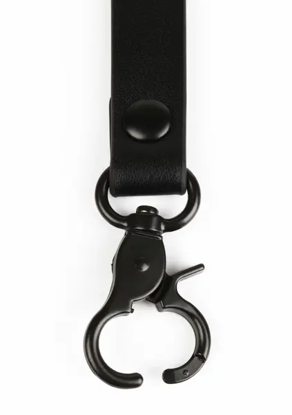 AVANZA VANTAGE 8 Precision Hogtie Black PU Leather Restraint System