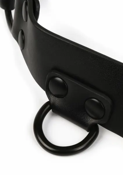 AVANZA VANTAGE 8 Core Body Harness Black PU Leather Adjustable