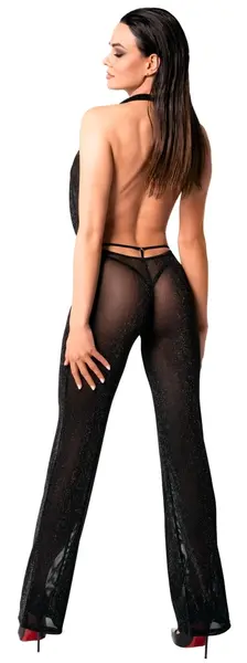 Noir Handmade Orgia Powernet Jumpsuit Black Tulle M