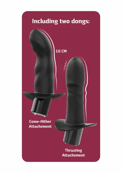 She.E.O Rodea Intimate Seat with 2 Magnetic Attachments Black