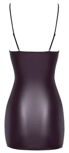 Cottelli PARTY Mini Dress Purple Matte Look with Adjustable Lacing M