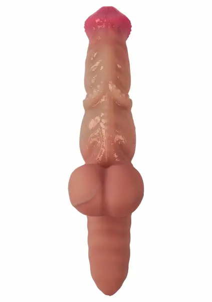 HIDDEN DESIRE Mutant Rumbler Liquid Silicone Vibrating Model, Black