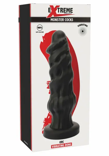 HIDDEN DESIRE EXTREME Orc Monster Dong Vibrating Silicone Model 28 cm