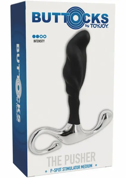 TOYJOY P-Spot Stimulator Medium Silicone Plug Black 8713221846303