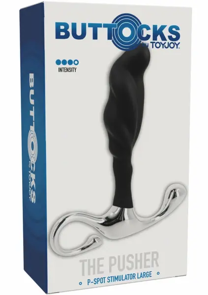 TOYJOY P-Spot Stimulator Large - Anatomical Silicone Plug, Black