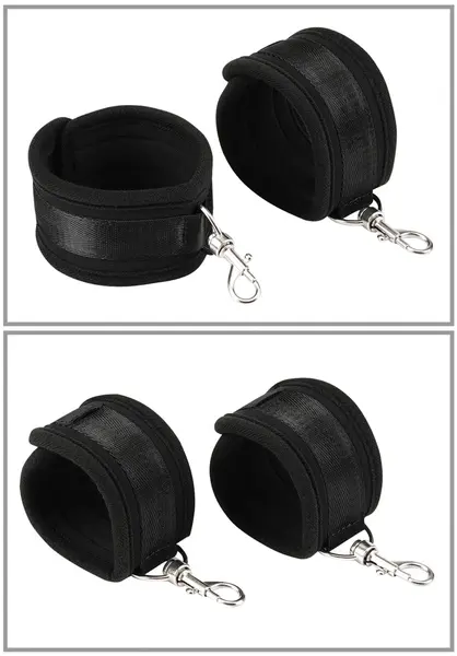 Liebe Seele Bound You Deluxe 12-Piece Restraint Set, Black, Adjustable