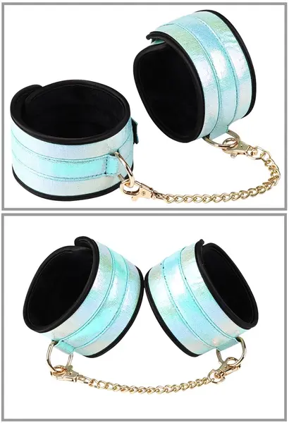 Liebe Seele Vivid Sorairo 8-Piece Bondage Set Glossy Blue Finish