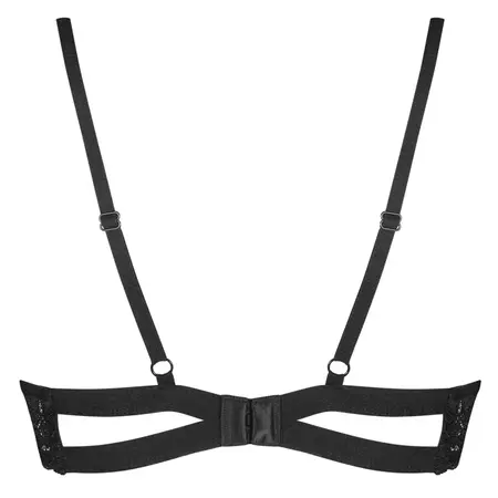 Obsessive Nutris Black Lace Underwired Bra M/L - Adjustable Fit