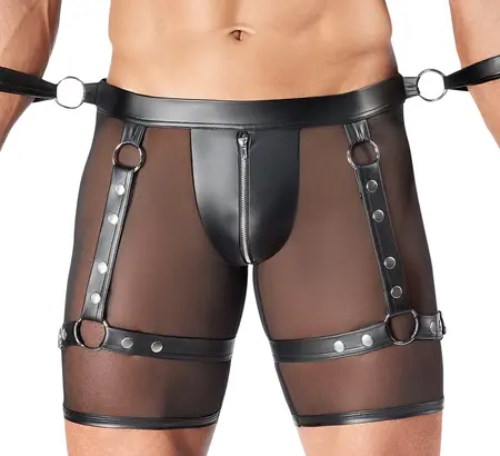Svenjoyment Bondage Powernet Harness Set with Adjustable Straps S