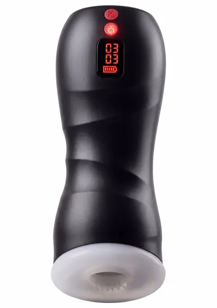 Fusion X Twin Turbo вибриращ мастурбатор, черен, USB-C