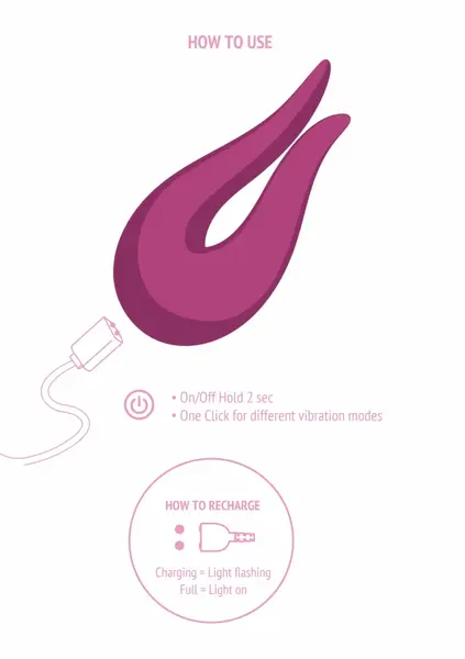Xocoon Soft Flame Multi-Mode Silicone Stimulator, Waterproof, USB