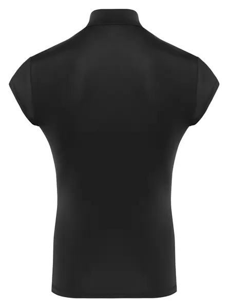 Svenjoyment Men's Shirt XL Black Microfibre with Transparent Stripes