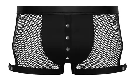 Svenjoyment Black Net Pants M with Adjustable Matte Look Straps