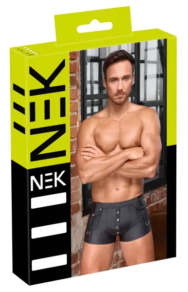 NEK Men's Pants XL Black Matte Finish with D-Ring Accents
