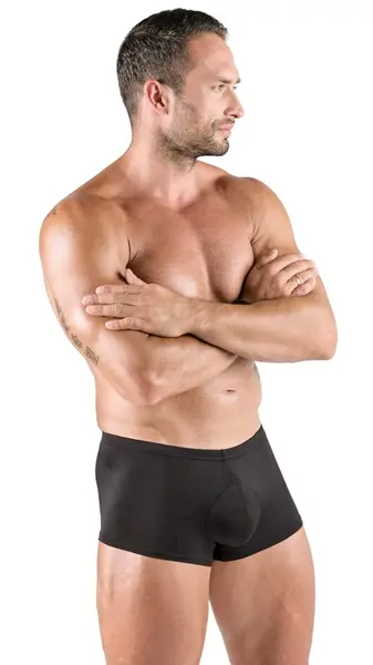 Svenjoyment XL Tight Microfiber Pants with Padded Anatomical Front Black