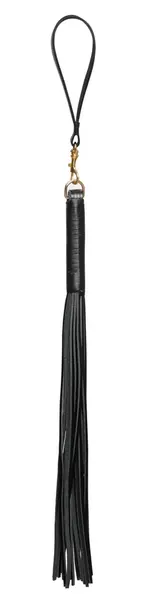 ZADO Leather Flogger Gold - Premium Handcrafted Model with Detachable Loop