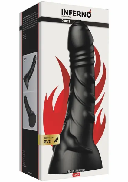 HIDDEN DESIRE Big Boys PVC Model 34 cm - Curved Intimate Device