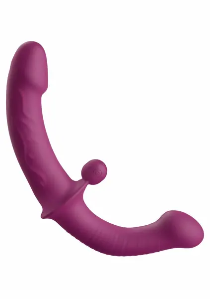 She.E.O Dual-Sided G-Spot Couples Vibrator Remote Silicone Pink