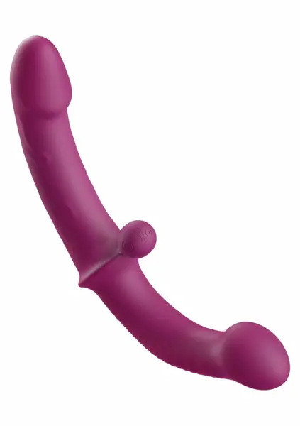 She.E.O Dual-Sided G-Spot Couples Vibrator Remote Silicone Pink