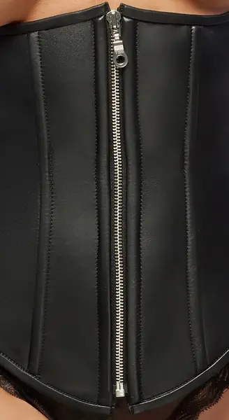 ZADO Lamb Leather Corset CL 2XL - Adjustable Halterneck & Shaping Bones