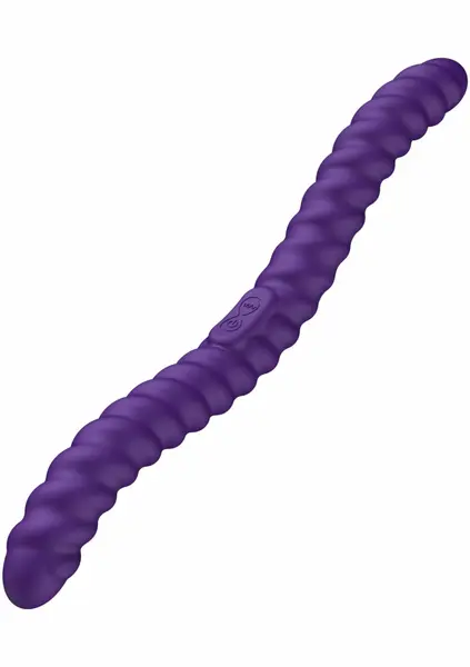 She.E.O Dual-Sided Flexible Vibrator Spiral Texture USB Waterproof