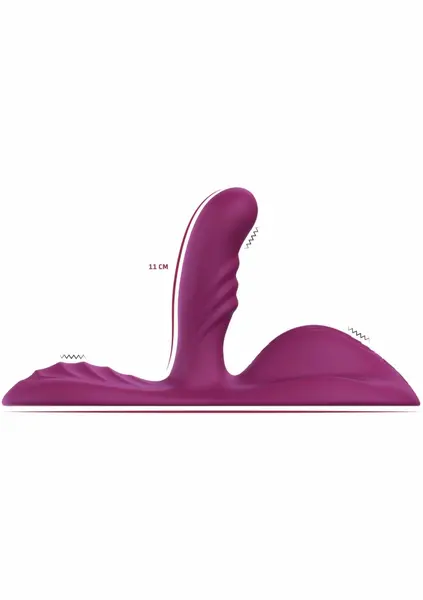 She.E.O Triple Motor Vibrating Grinder Intimate Machine, Remote, Purple
