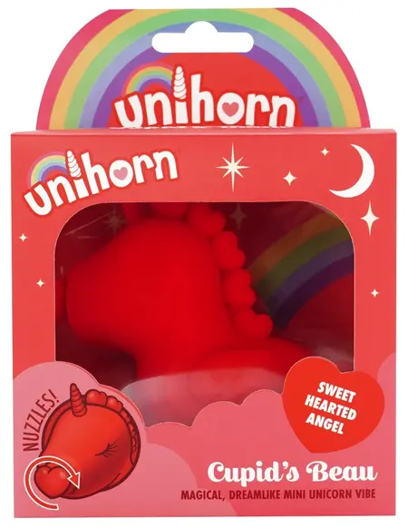 Cupids Beau стимулатор за лягане с езиче сърце, розов, 9 см