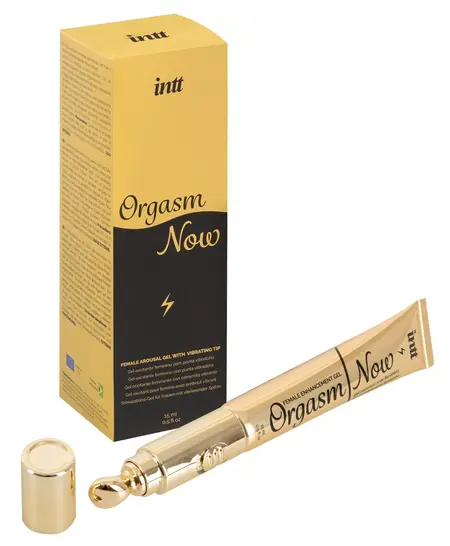 Orgasm Now стимулиращ гел с вибриращ апликатор, тути фрути, 15 мл