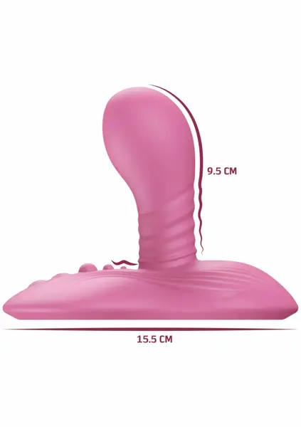 She.E.O Rotating Vibrating Grinder - Dual Motor, Waterproof, Remote Control