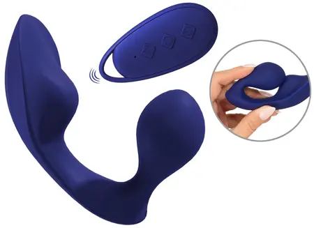 Sweet Smile RC Dual Remote-Controlled Panty System Silicone Black