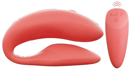 We-Vibe Chorus Crave Coral - App-Controlled Couples Device, Waterproof