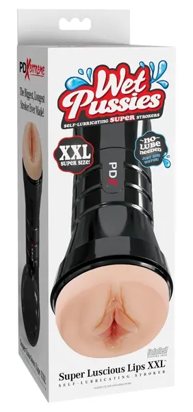 PDX Extreme WetP Luscious Lips XXL Intimate Machine, Fanta-Flesh, 26cm