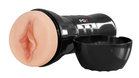 PDX Extreme WetP Luscious Lips XXL Intimate Machine, Fanta-Flesh, 26cm