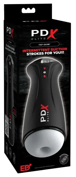 PDX Elite Fap-Gasm Frosted Automatic Intimate System, 24.5 cm