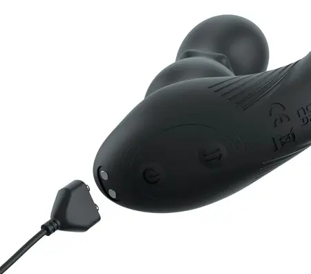 Anal Fantasy Elite Slide & Glide Intimate Silicone System Black 19cm