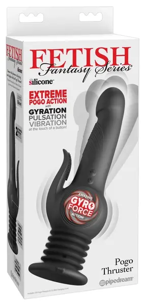 Fetish Fantasy Series Pogo Thruster Black - Multi-Action Intimate Device