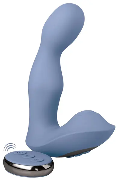 Jimmyjane Pulsus P-Spot Dual Action Silicone Intimate Massager Black