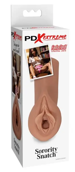 PDX Extreme Sorority Snatch Handheld Intimate Device Brown 13.4cm