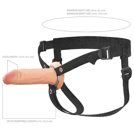 FANTASY X-TENSIONS Elite FXTE6 Hollow Silicone Harness 16.5 cm Light