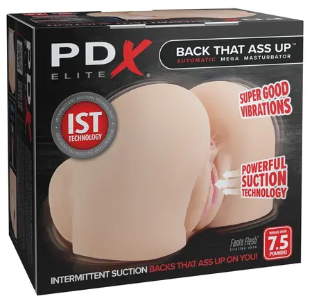 PDX Elite Back That Ass Up Light Intimate Machine with Suction & Vibration