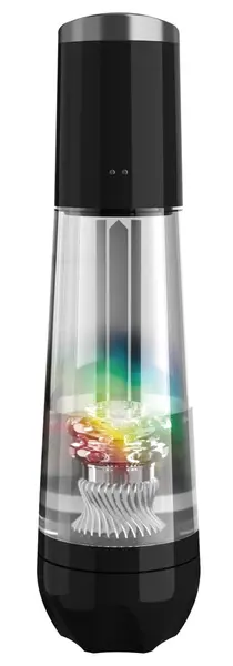 PDX Elite ViewTube MAX Black - Automated Intimate Device with LED Display