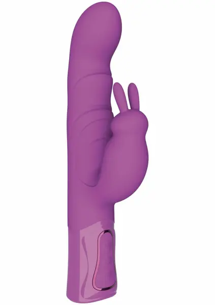 She.E.O Thick G-Spot Rabbit Vibrator Dual Motor Silicone Pink