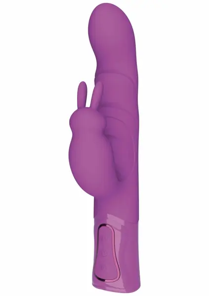 She.E.O Thick G-Spot Rabbit Vibrator Dual Motor Silicone Pink