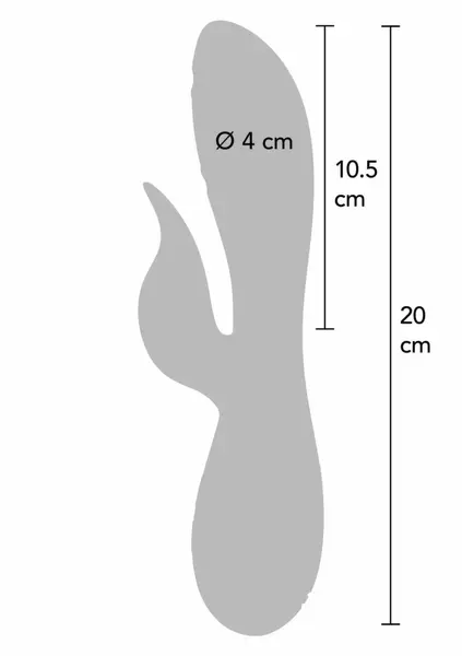 Boundless Love Vibrator - Dual Stimulation, Tapping Function, Silicone