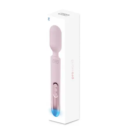 Kiiroo ProWand Pink - Intimate Wand Vibrator with LED Display, Silicone