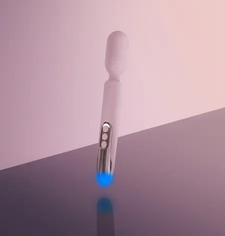 Kiiroo ProWand Pink - Intimate Wand Vibrator with LED Display, Silicone