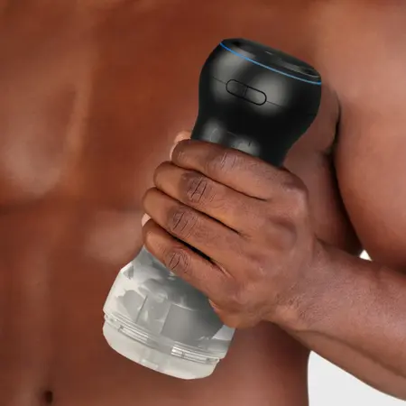 Kiiroo Feel Crystal Pocket Intimate Device + PowerBlow Black Set